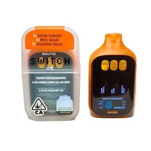 BOUTIQ SWITCH V5 Sour Tangie x NYC Sour x Passion Fruit