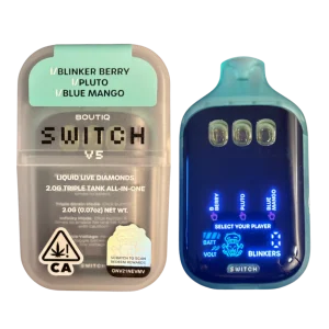 boutiq switch v5 blinker berry × pluto × blue mango
