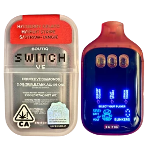 Boutiq Switch V5 Cherry Gelato × Fruit Stripe × Straw Tangie