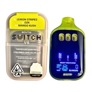 boutiq switch v5 lemon stripes x ozk x mango kush