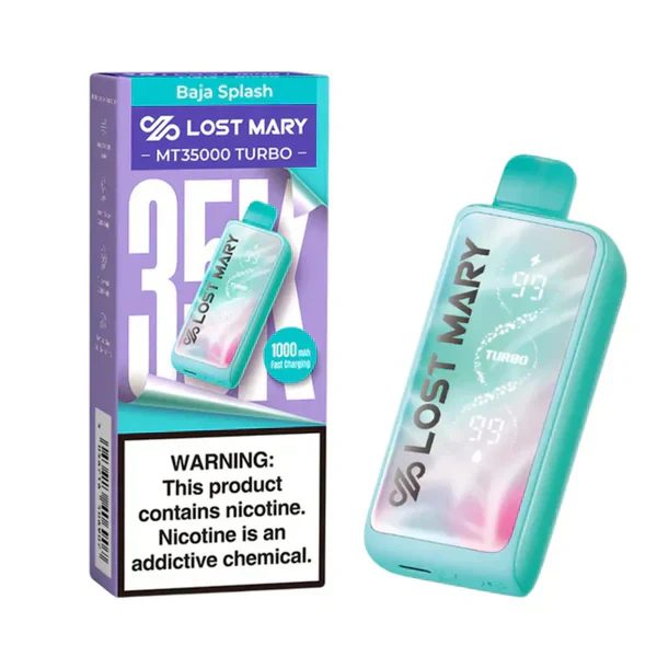 baja splash lost mary mt35000 turbo disposable vape