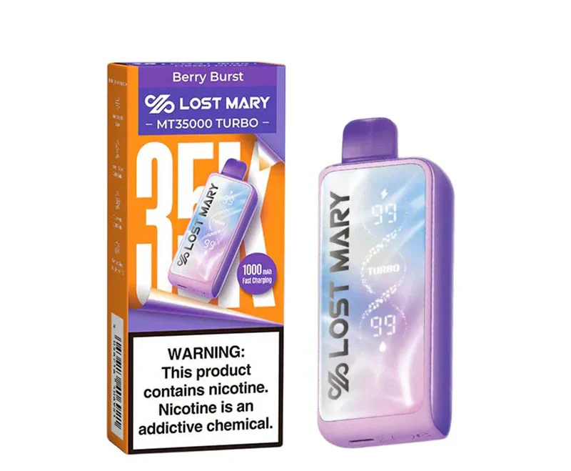 berry burst lost mary mt35000 turbo vape