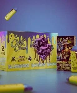 cali clear blueberry banana bread 2g disposable