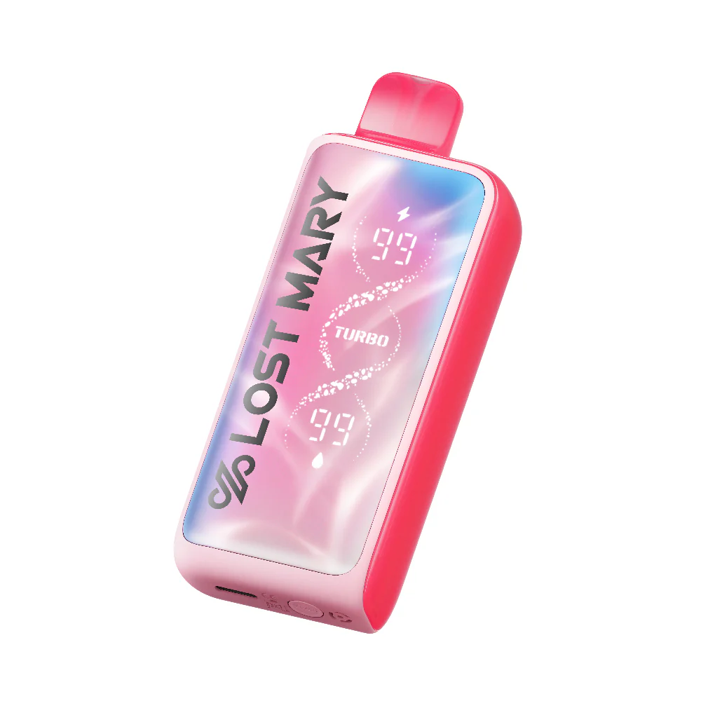 strawberry+ lost mary mt35000 turbo disposable vape