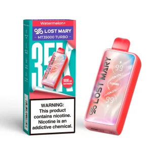 watermelon+ lost mary mt35000 turbo disposable vape